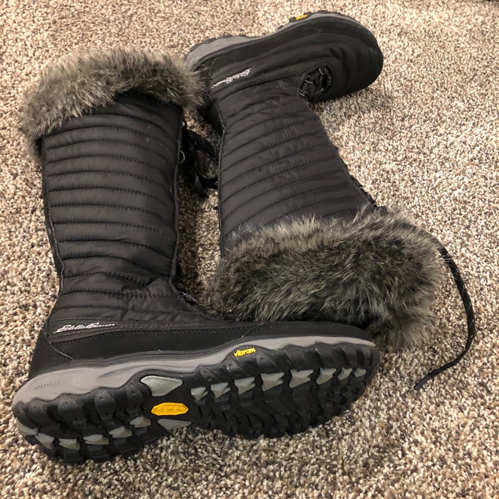 Eddie Bauer tall micro thermal vibram sole